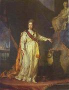 Dmitry Levitzky Catherine II as Legislator in the Temple of the Goddess of Justice France oil painting artist
